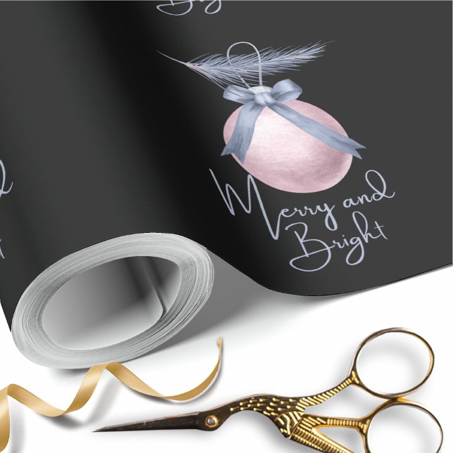 Fröhliche und helle Ornament Pastel Weihnachtsgesc Geschenkpapier (Von Creator hochgeladen)