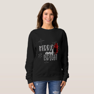Fröhliche und helle Phantastische Weihnachten Weih Sweatshirt
