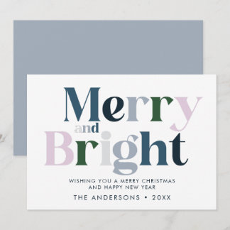 Fröhliche und helle Typografie Moderne Weihnachten