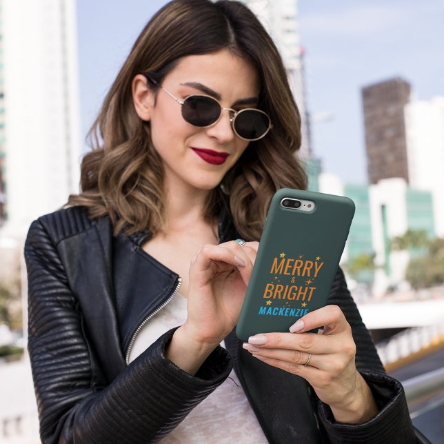 Fröhliche und helle Weihnachtsfeier: Feierliche Ge Case-Mate iPhone Hülle (Von Creator hochgeladen)