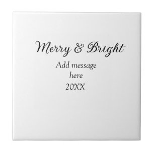 Fröhliche und helle Weihnachtsfeiertage ergänzen M Fliese