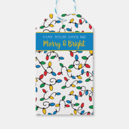 Fröhliche und helle Weihnachtslieder Geschenkanhänger
