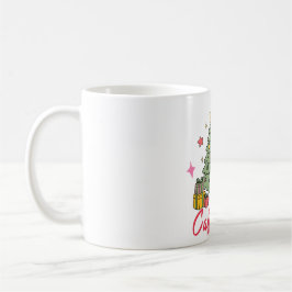 Fröhliche und koffeinhaltige Weihnachtstasse Kaffeetasse