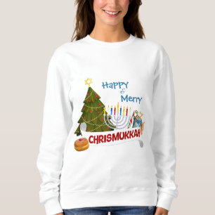 Fröhliche und lustige Chrismukkah Interfaith-Feier Sweatshirt