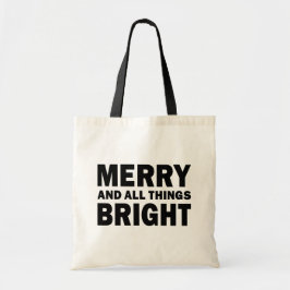 Fröhliche und strahlende Holiday-Tasche Tragetasche