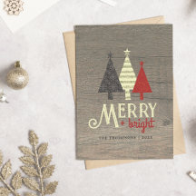 Fröhliche und strahlende Retro-Weihnachten
