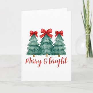 Fröhliche und strahlende Weihnachten Karte
