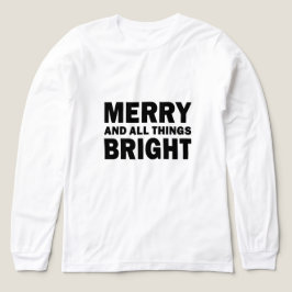 Fröhliche und strahlende Weihnachtsfeiertage Tri-Blend Shirt