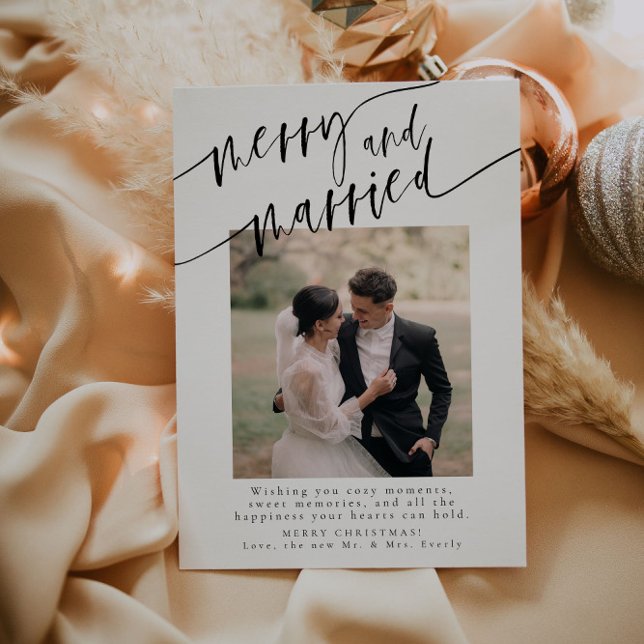 Fröhliche und Verheiratete Weihnachtskarte Feiertagskarte (Von Creator hochgeladen)