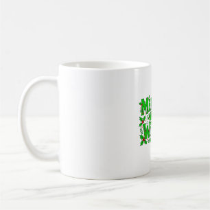 Fröhliche und Wein lustiges Weihnachten Kaffeetasse