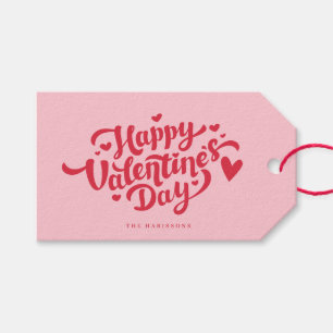 Fröhliche Valentinstag-Geschenkanhänger Geschenkanhänger