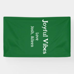 Fröhliche Vibes grüne Weihnachtsferien Liebe Famil Banner