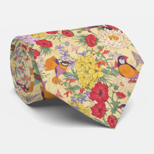 Fröhliche Vögel Krawatte