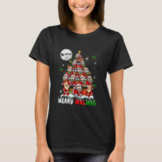 Fröhliche Walmas-Gruppe Santa-Walrosse als Weihnac T-Shirt