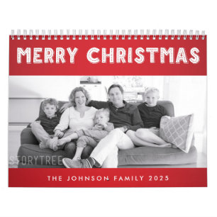 Fröhliche Weihnachten 2025 Familienkalender Kalender