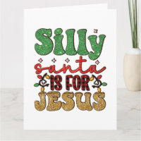 Fröhliche Weihnachten Albern ist für Jesus