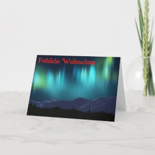 Frohliche Weihnachten - Aurora Borealis