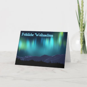 Fröhliche Weihnachten - Aurora Borealis