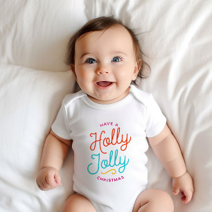 Fröhliche Weihnachten Baby Strampler