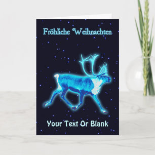 Fröhliche Weihnachten - Blaue Karibik (Reindeer)