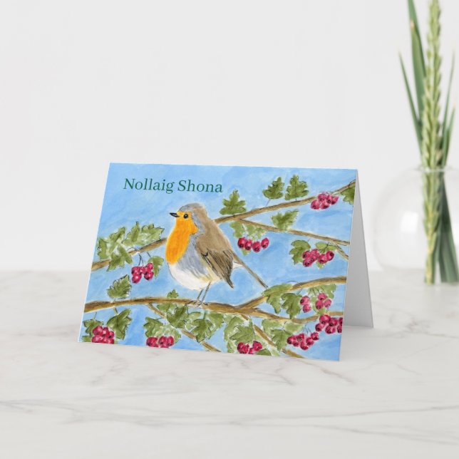 Fröhliche Weihnachten Christmas Card (Vorderseite)