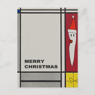 Fröhliche Weihnachten der Nicht-Gegenständlichkeit Postkarte