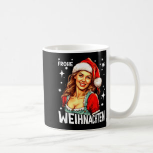 Fröhliche Weihnachten deutsches Weihnachten Kaffeetasse
