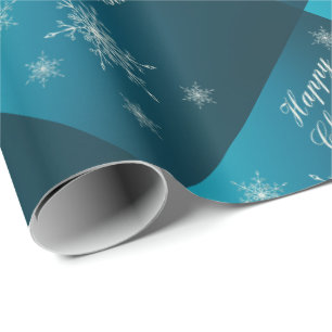 fröhliche Weihnachten, einzigartiges glänzendes Wr Geschenkpapier