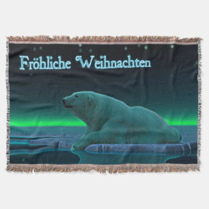 Frohliche Weihnachten - EisEdge Polar Bear Decke