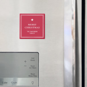 Fröhliche Weihnachten Elegant Stilvolles Griechisc Magnet