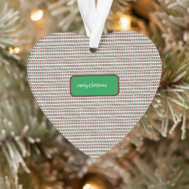 Fröhliche Weihnachten Elegant und modern individua Ornament