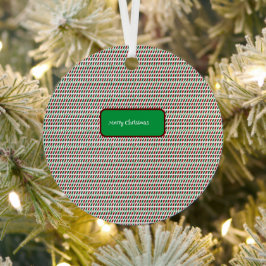 Fröhliche Weihnachten Elegant und modern individua Ornament Aus Metall