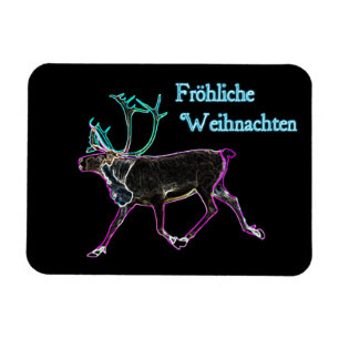 Frohliche Weihnachten - Elektrische Karibik Magnet
