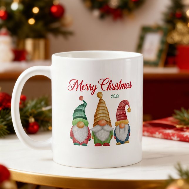Fröhliche Weihnachten Farben Wasserfarben Garten G Kaffeetasse (Von Creator hochgeladen)