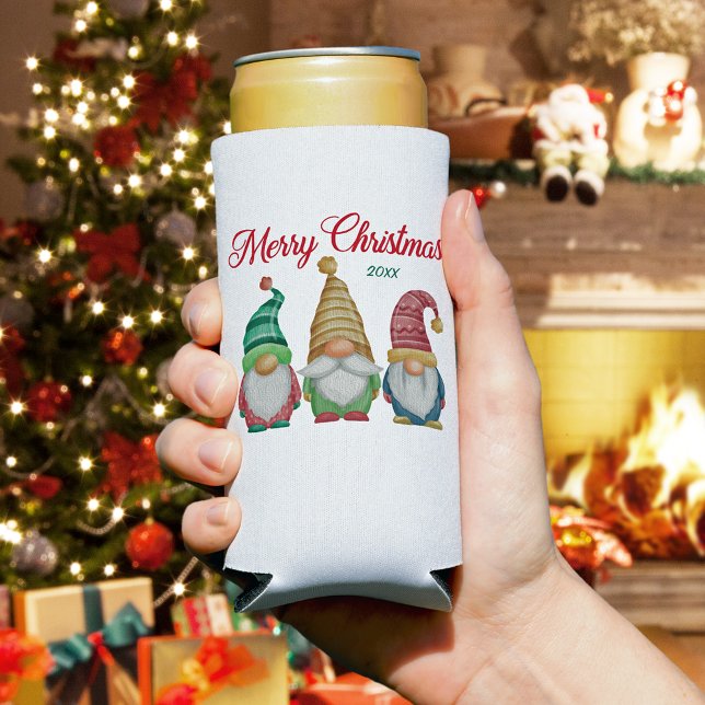 Fröhliche Weihnachten Farben Wasserfarben Garten G Selters Dosenkühler (Von Creator hochgeladen)