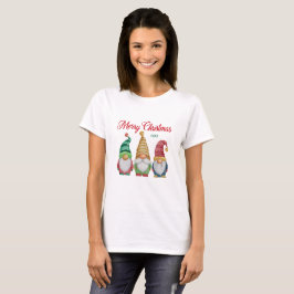 Fröhliche Weihnachten Farben Wasserfarben Garten G T-Shirt