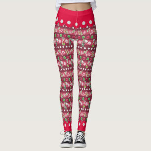 Fröhliche Weihnachten Happy Rentier Leggings