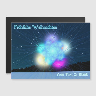 Fröhliche Weihnachten - Jack Frost Magnetkarte