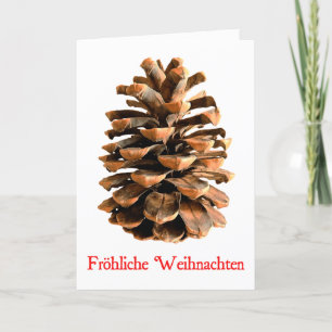 Frohliche Weihnachten - Jerusalem Pine Cone