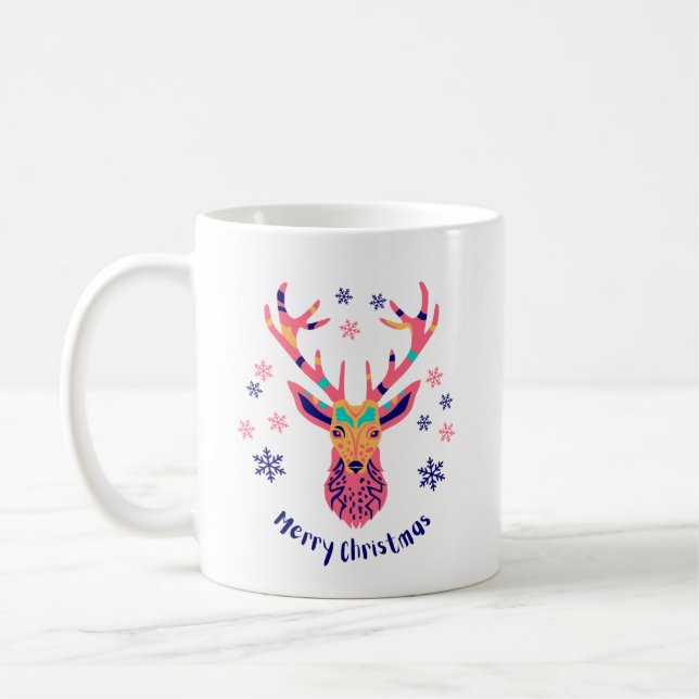 fröhliche Weihnachten Kaffeetasse (Links)