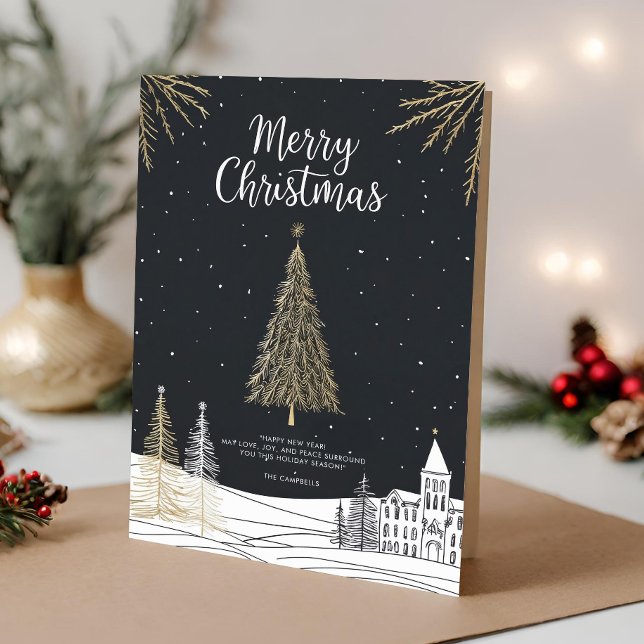 Fröhliche Weihnachten Kalligrafie-Script gefaltet (Von Creator hochgeladen)