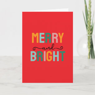 Fröhliche Weihnachten Klassisch Einzigartig Minima Karte