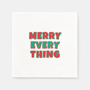 Fröhliche Weihnachten Klassisch Einzigartig Minima Serviette