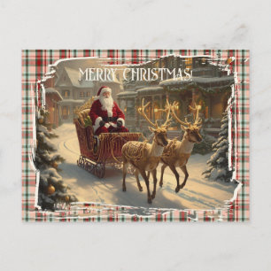 Fröhliche Weihnachten Klassisch Retro Festliches W