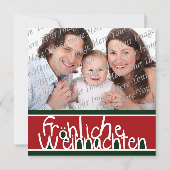 Frohliche Weihnachten kundenspezifische (Vorderseite)