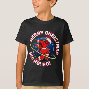 FROHLICHE WEIHNACHTEN LUSTIGER WELTRAUMASTRONAUT  T-Shirt