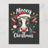 Fröhliche Weihnachten Lustiges Xmas Kuh Rinderlieb