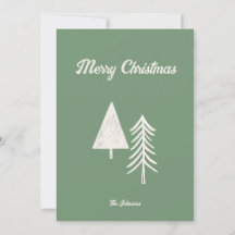 Fröhliche Weihnachten Minimale Weihnachtsbaum Salb
