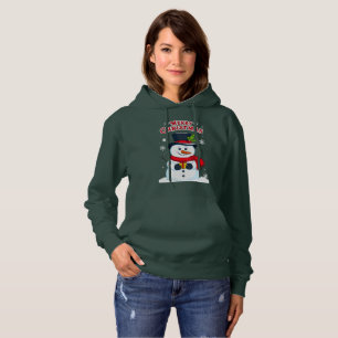 Fröhliche Weihnachten mit einem magischen Schneema Hoodie