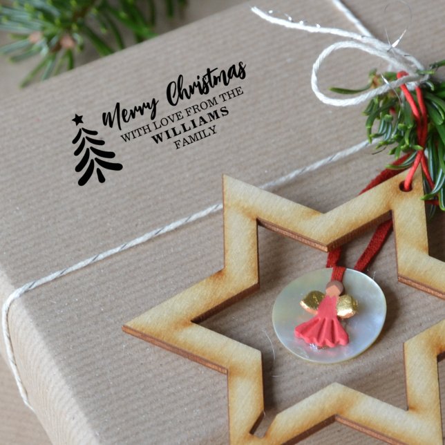 Fröhliche Weihnachten mit Liebe aus der Familie Gummistempel (Von Creator hochgeladen)